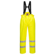 Portwest S780 Bizflame Hi-Vis Unlined Antistatic FR Rain Trousers - FLAME RETARDANT TROUSERS