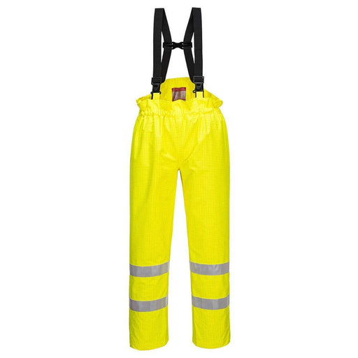 Portwest S780 Bizflame Hi-Vis Unlined Antistatic FR Rain Trousers - FLAME RETARDANT TROUSERS