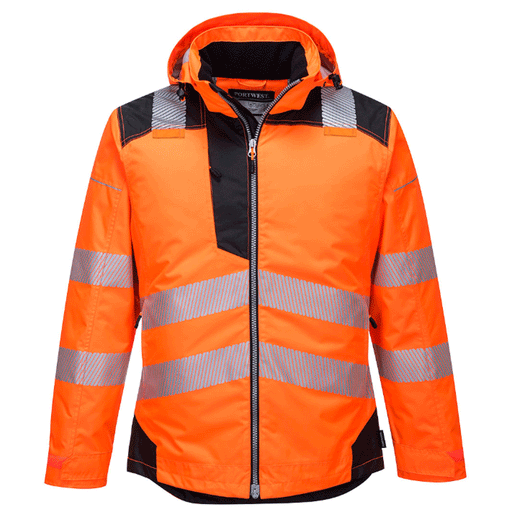 Portwest T400 PW3 Waterproof Hi-Vis Winter Work Jacket - HI-VIS JACKETS & COATS