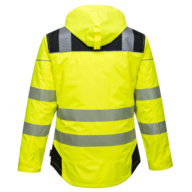 Portwest T400 PW3 Waterproof Hi-Vis Winter Work Jacket - HI-VIS JACKETS & COATS