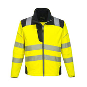 Portwest T402 PW3 Hi-Vis Softshell Jacket, Water Resistant and Breathable - HI-VIS JACKETS & COATS