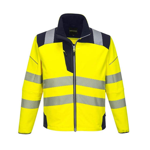 Portwest T402 PW3 Hi-Vis Softshell Jacket, Water Resistant and Breathable - HI-VIS JACKETS & COATS