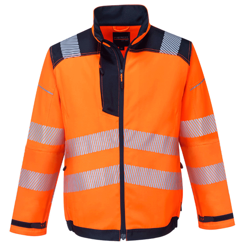 Portwest T500 PW3 Hi-Vis Work Jacket Various Colours - HI-VIS JACKETS & COATS
