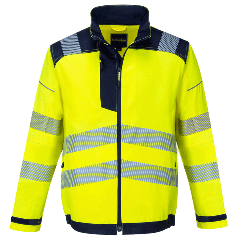 Portwest T500 PW3 Hi-Vis Work Jacket Various Colours - HI-VIS JACKETS & COATS