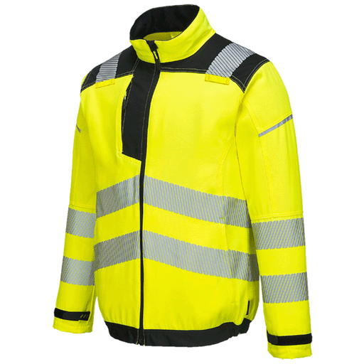 Portwest T500 PW3 Hi-Vis Work Jacket Yellow/Black Medium - Apparel & Accessories > Clothing > Outerwear > Coats & Jackets > Windbreakers SALE JACKETS