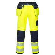 Portwest T501 PW3 Hi-Vis Holster Kneepad Work Trouser Various Colours - HI-VIS TROUSERS