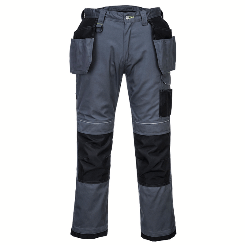 Portwest T602 PW3 Holster Pocket Kneepad Work Trousers Various Colours - KNEE PAD TROUSERS
