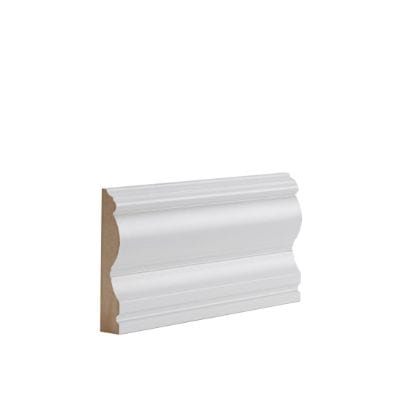 White Primed Victoriana Architrave - 100mm x 18mm x 2100mm -