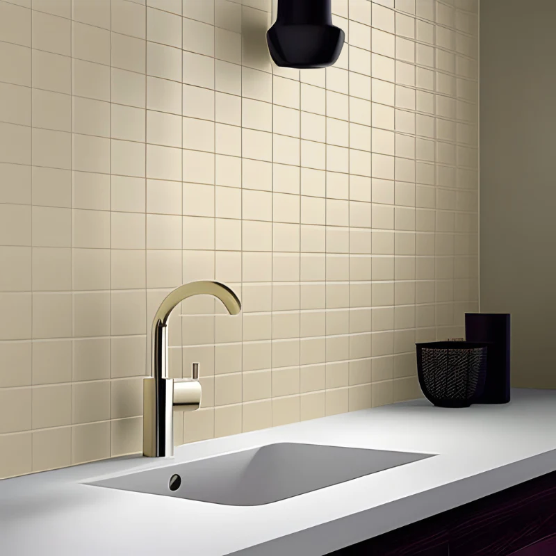 Prismatics Satin Magnolia - 150mm x 150mm (44 per Box) - Prismatics Tiles