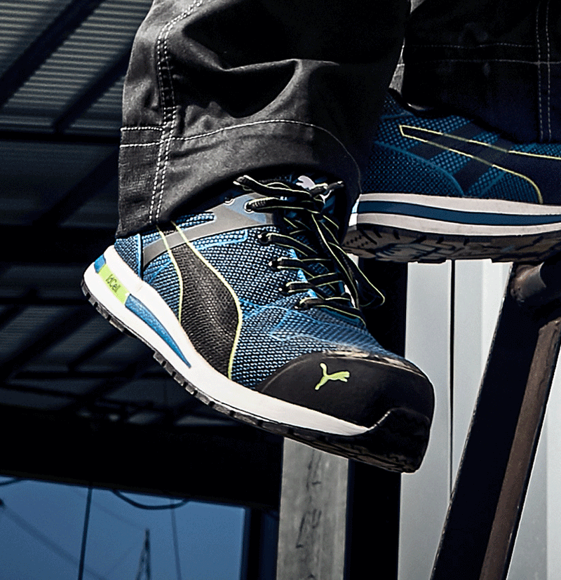 Puma Blaze Knit Low S1P HRO SRC Safety Work Trainer Shoe - SAFETY TRAINERS