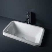 Chameleon Over Counter Wash Basin in Alpine White - Bathrooms