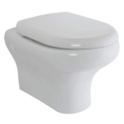 Wall Hung WC Pan in Alpine White - Bathrooms