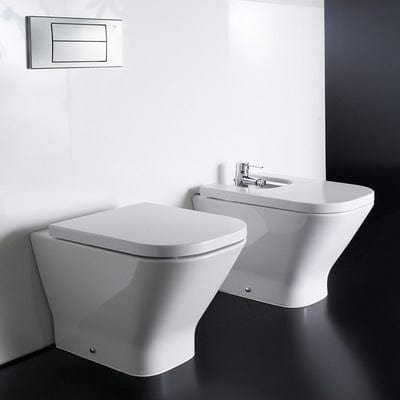 The Gap Floor Standing Back To Wall Bidet - Bathrooms