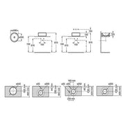 Terra Ceramic Countertop Basin - 390mm - Bathrooms