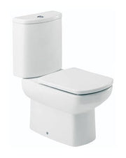 Senso Box-Rim Toilet Pan with Floor Fixing Kit - Bathrooms
