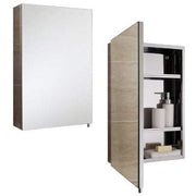 Stainless Steel Single Cabinet with Single Mirrored Door - Bathrooms