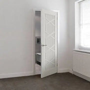 Quartz White Primed Internal Door - All Sizes -