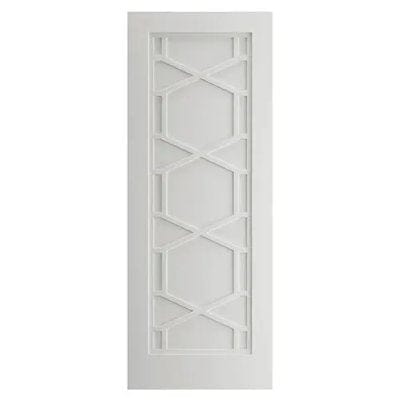 Quartz White Primed Internal Door - All Sizes -