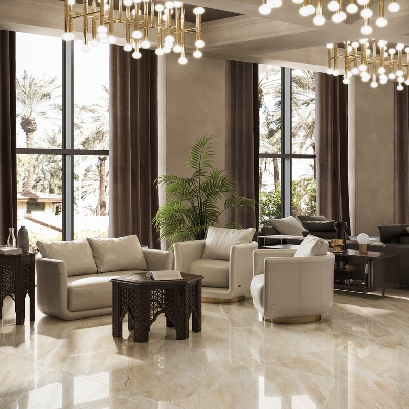 Breccia Daino Beige (Full Lappato Finish) - All Sizes - Tiles