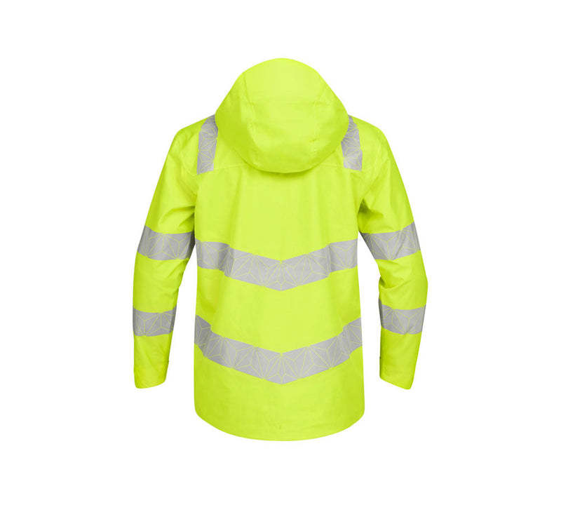 PULSAR® RCT800 / RCT801 React GRS Waterproof Breathable Hi-Vis Shell Jacket - Apparel & Accessories > Clothing > Outerwear > Coats & Jackets > Rain Coats HI-VIS JACKETS & COATS