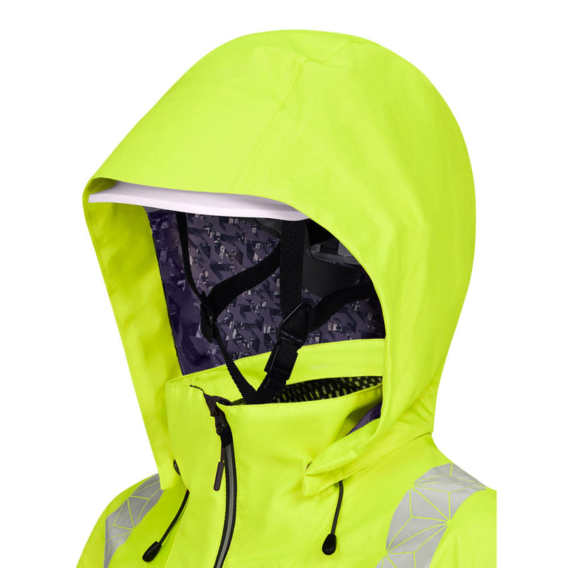 PULSAR® RCT800 / RCT801 React GRS Waterproof Breathable Hi-Vis Shell Jacket - Apparel & Accessories > Clothing > Outerwear > Coats & Jackets > Rain Coats HI-VIS JACKETS & COATS
