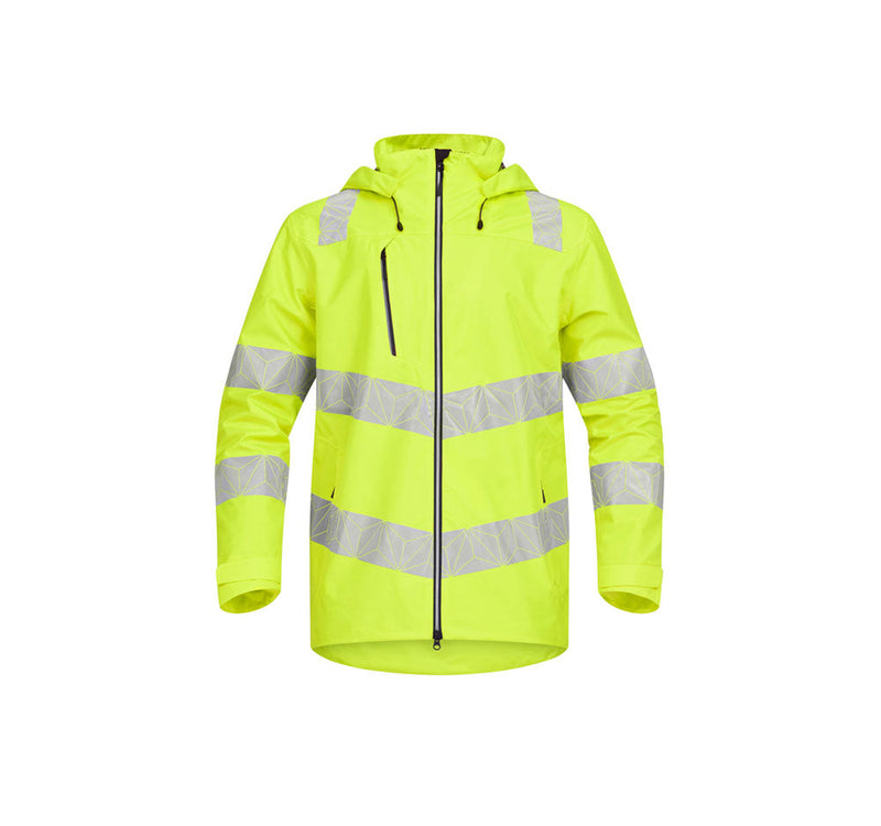 PULSAR® RCT800 / RCT801 React GRS Waterproof Breathable Hi-Vis Shell Jacket - Apparel & Accessories > Clothing > Outerwear > Coats & Jackets > Rain Coats HI-VIS JACKETS & COATS