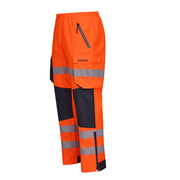 PULSAR RCT802 / RCT803 React GRS Waterproof Hi-Vis Overtrouser - Apparel & Accessories > Clothing > Outerwear > Rain Pants HI-VIS TROUSERS