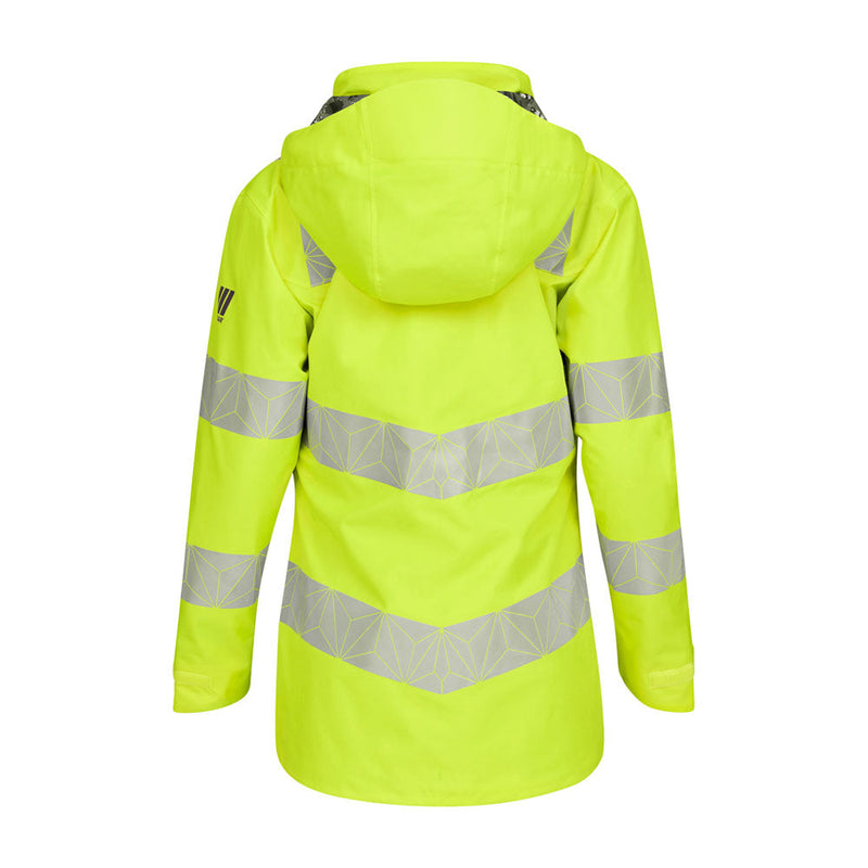 PULSAR® RCT850 / RCT851 React GRS Women's Waterproof Breathable Hi-Vis Shell Jacket - Apparel & Accessories > Clothing > Outerwear > Coats & Jackets > Rain Coats WOMENS HI-VIS CLOTHING