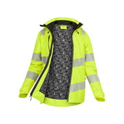 PULSAR® RCT850 / RCT851 React GRS Women's Waterproof Breathable Hi-Vis Shell Jacket - Apparel & Accessories > Clothing > Outerwear > Coats & Jackets > Rain Coats WOMENS HI-VIS CLOTHING
