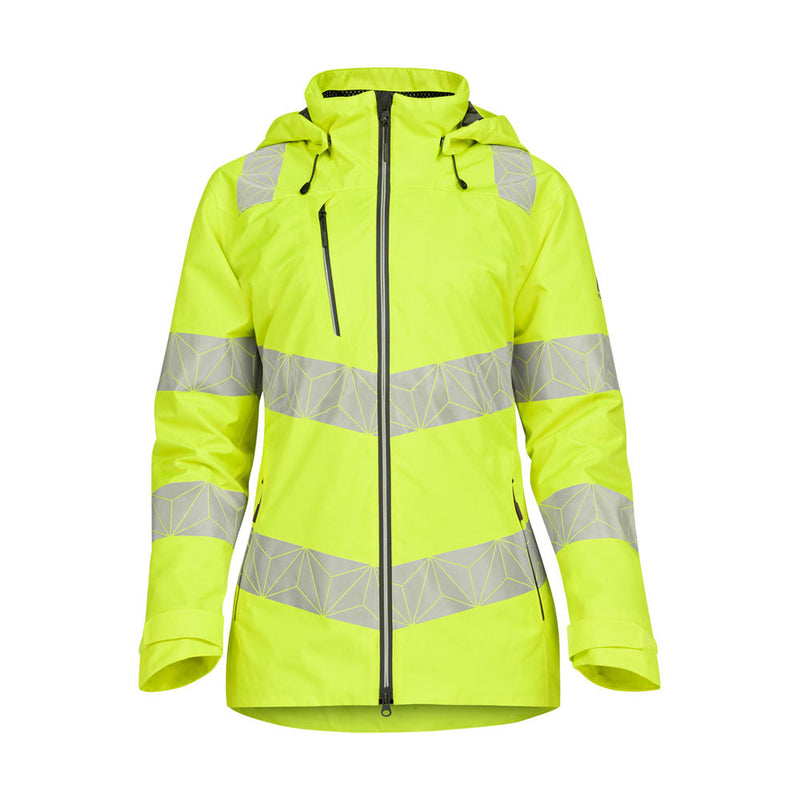 PULSAR® RCT850 / RCT851 React GRS Women's Waterproof Breathable Hi-Vis Shell Jacket - Apparel & Accessories > Clothing > Outerwear > Coats & Jackets > Rain Coats WOMENS HI-VIS CLOTHING