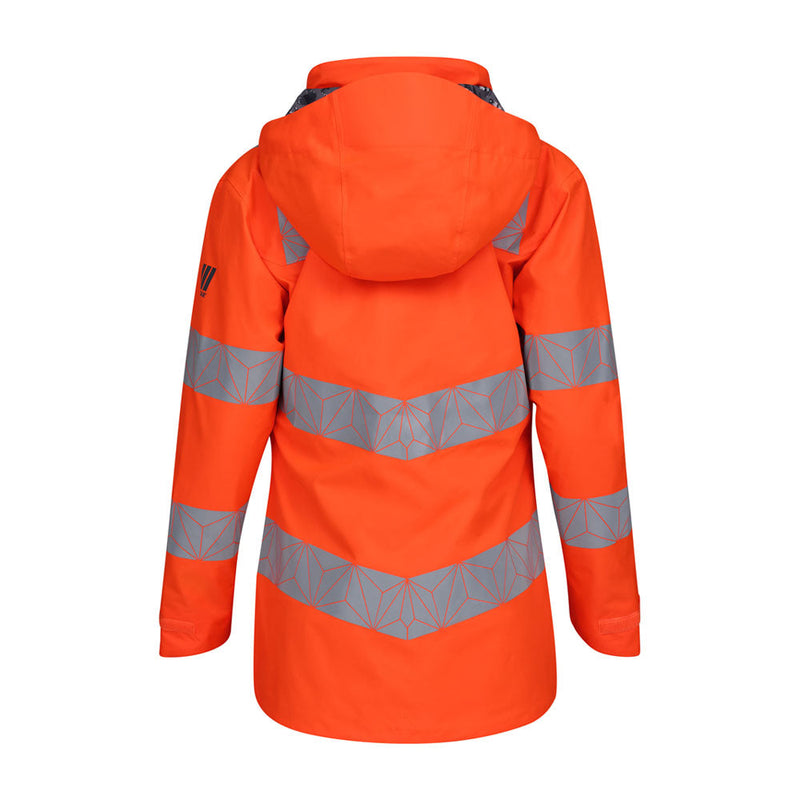 PULSAR® RCT850 / RCT851 React GRS Women's Waterproof Breathable Hi-Vis Shell Jacket - Apparel & Accessories > Clothing > Outerwear > Coats & Jackets > Rain Coats WOMENS HI-VIS CLOTHING