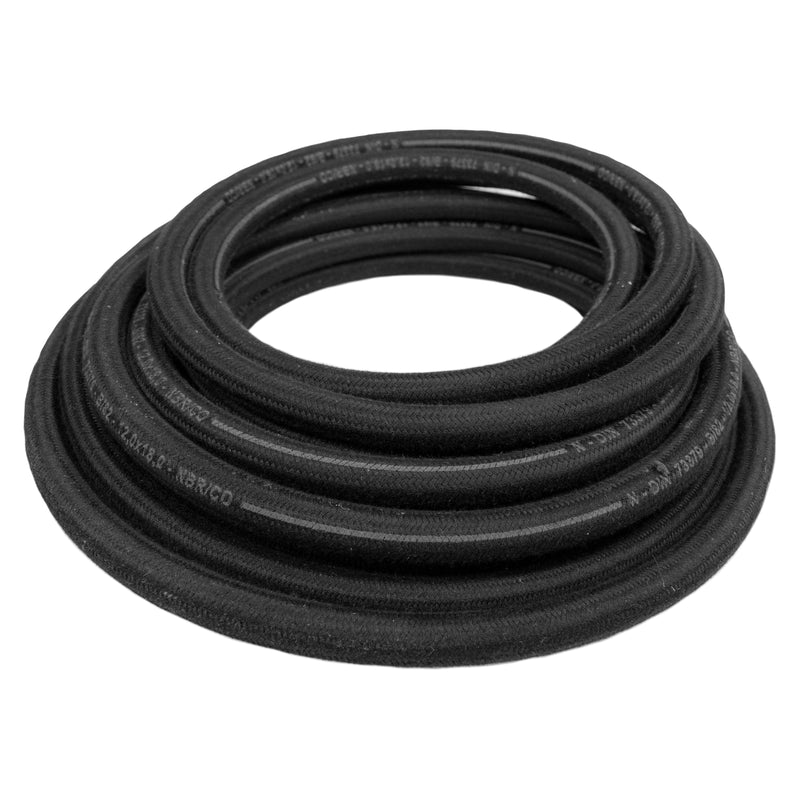 Rubber Reinforced with a Heat Resistant Textile Braid 9mm/15mm - Vehicles & Parts > Vehicle Parts & Accessories > Motor Vehicle Parts > Motor Vehicle Fuel Systems > Fuel Lines Tech Hose & Fittings