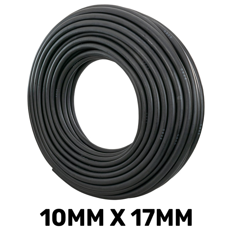 Rubber 10mm Braided Fuel, Oil Hose SAE J30 R6 - Vehicles & Parts > Vehicle Parts & Accessories > Motor Vehicle Parts > Motor Vehicle Fuel Systems > Fuel Lines Tech Hose & Fittings