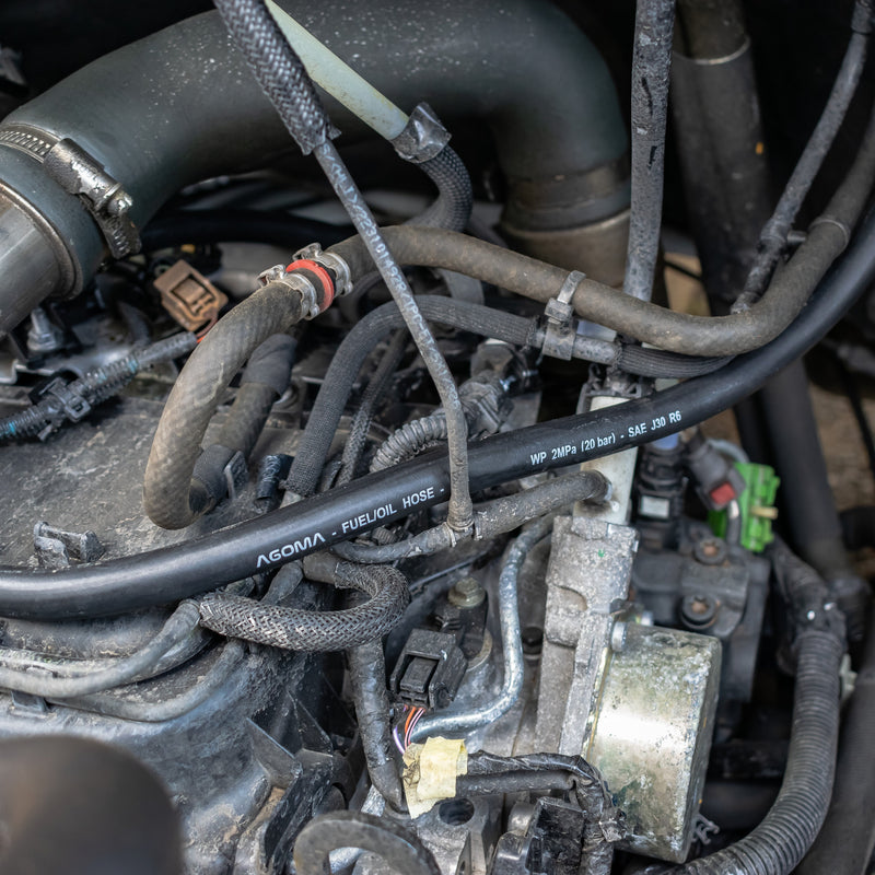 Rubber 22mm Braided Fuel, Oil Hose SAE J30 R6 - Vehicles & Parts > Vehicle Parts & Accessories > Motor Vehicle Parts > Motor Vehicle Fuel Systems > Fuel Lines Tech Hose & Fittings