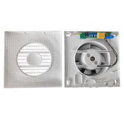 Through Wall Ventilation Kit RICO Timer and Humidistat Fan with Graphite External Vent - OTHER