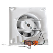 Through Wall Ventilation Kit RICO Pull-Cord Switch Fan with Graphite External Vent - OTHER