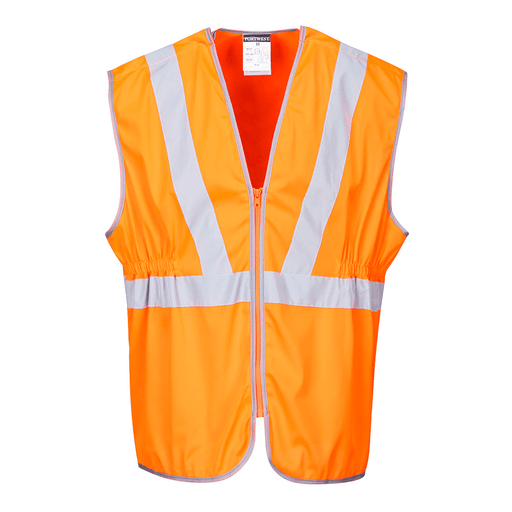 Portwest RT20 Hi-Vis Zip Long Length Vest - SAFETY VESTS