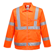 Portwest RT40 Hi-Vis Polycotton Bomber Jacket - HI-VIS JACKETS & COATS