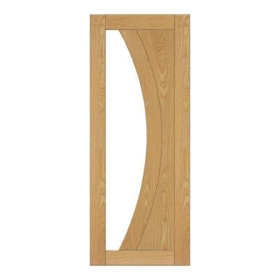 Ravello Oak Prefinished Glazed Internal Door - All Sizes -