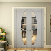 Ravello Light Grey Ash Glazed Internal Door -
