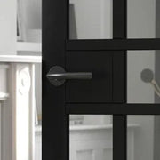 Raven Latch Pack Door Handle - Matt Black -