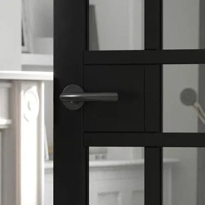 Raven Latch Pack Door Handle - Matt Black -