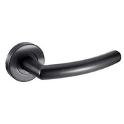 Raven Latch Pack Door Handle - Matt Black -