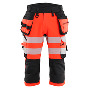 Blaklader 1123 Hi-Vis 4-Way Stretch 3/4 Pirate Trousers - Apparel & Accessories > Clothing > Uniforms > Contractor Pants & Coveralls PIRATE TROUSERS