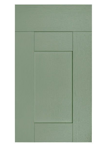 Buckingham Wood Grain Shaker Reed Green- Replacement Kitchen Doors (495mm High) -