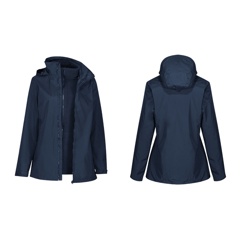 Regatta TRA152 Classic Womens Waterproof 3-IN-1 Work Jacket - WOMENS JACKETS