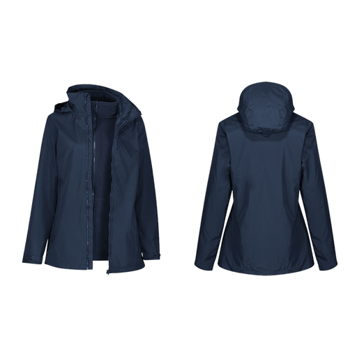 Regatta TRA152 Classic Womens Waterproof 3-IN-1 Work Jacket - WOMENS JACKETS