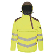 Regatta TRA316 Tactival Hi-Vis Hooded Waterproof Bomber Jacket - HI-VIS JACKETS & COATS