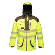 Regatta TRA340 Tactical Hi-Vis Waterproof Hooded Work Jacket - HI-VIS JACKETS & COATS