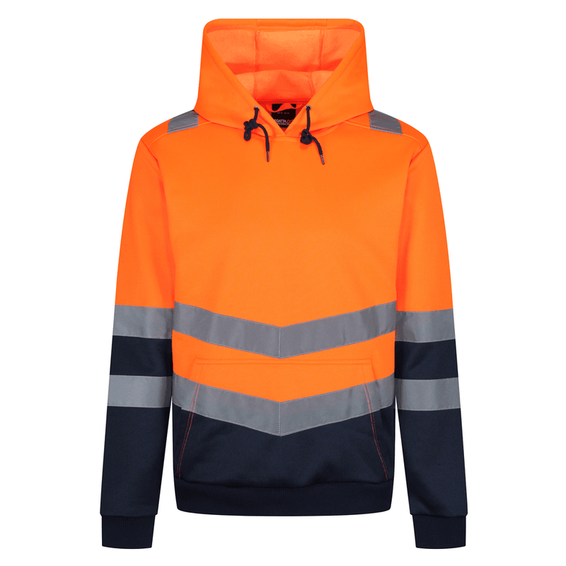 Regatta TRF663 Hi-Vis Hooded Sweatshirt - HI-VIS SWEATSHIRTS & HOODIES